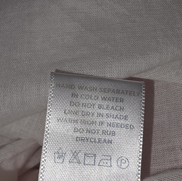 Roller Rabbit Pink Block Print Boho Maxi Dress XXS (L) Cotton Lined Tassel Tie - Picture 13 of 13